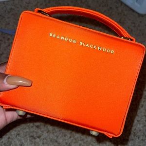 Brandon Blackwood -Orange Nylon mini trunk